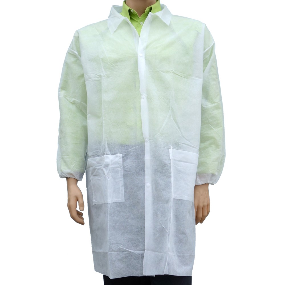 Lab Coats, Disposable, Lightweight, 2-Pockets - Case of 50 (LC-845881 ...