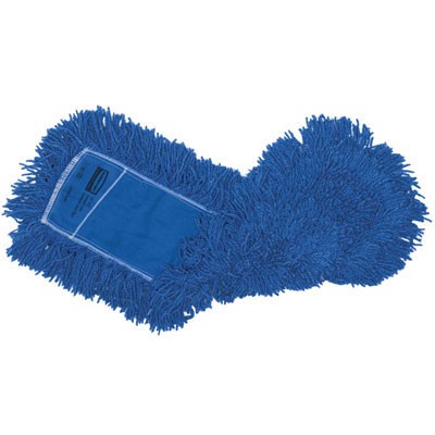 Twisted Loop Blend Dust Mop, Synthetic, 24x5, Blue - ECONOMIC.com