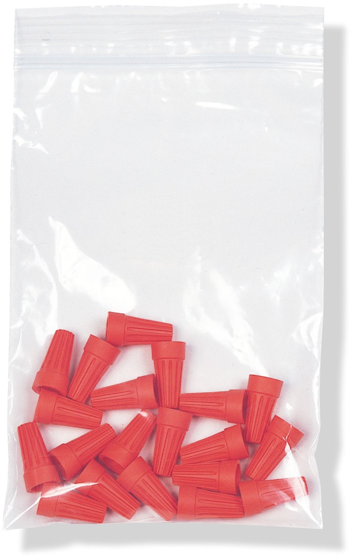 Cleanroom Poly Zipper Bags 4x6 - 4mil Clear