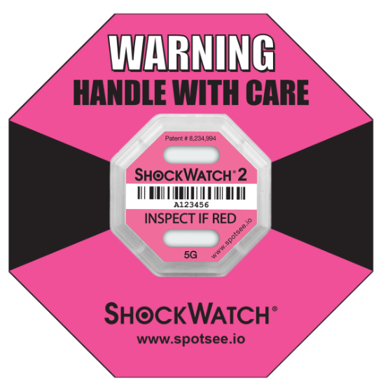 Shock Watch 2: Serialized Rating Pink 5G 100/BX