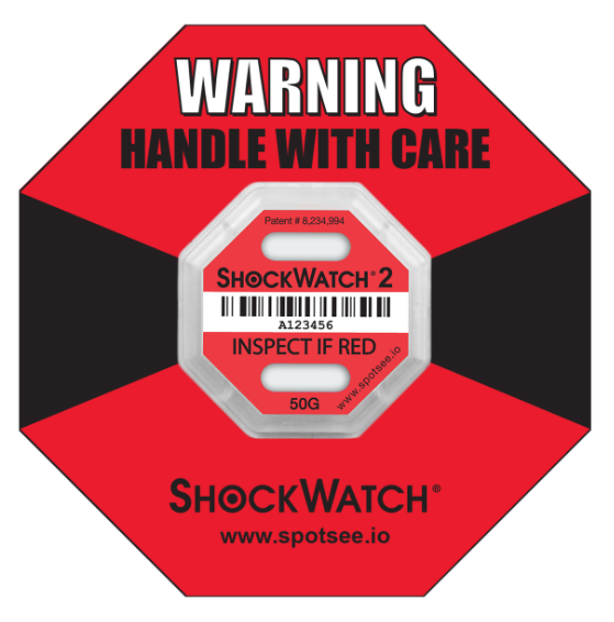 Shock Watch 2: Serialized Rating 50G Red 100/BX