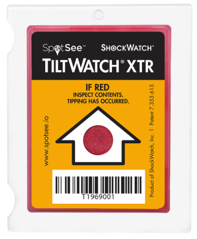 Tiltwatch XTR Upright Monitor Serialized Barcode 100/BX 5/CS