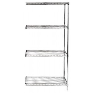 Wire Shelving Add-on Kit 18" x 48" x 63"